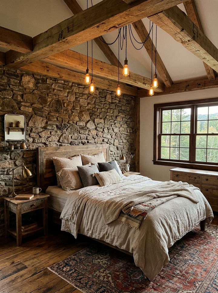 Exposed Filament Bulb - 30 bedroom accent lighting ideas