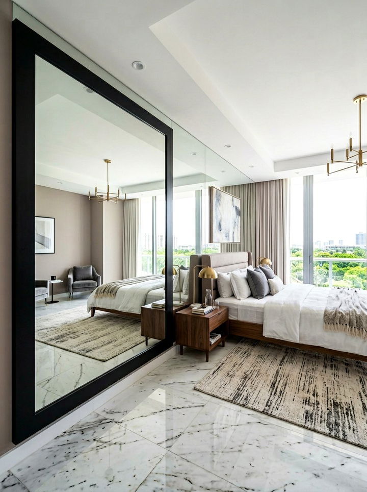 Extra Large Oversized Mirror - 30 bedroom floor mirrors