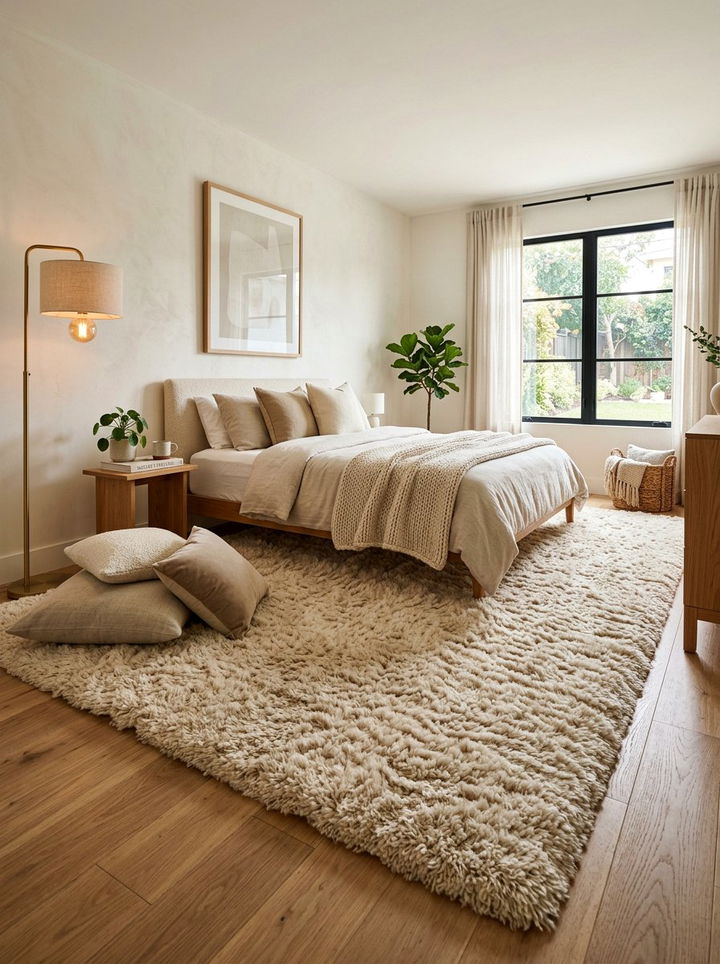 Extra Thick Shag Rug - 30 bedroom shag rugs