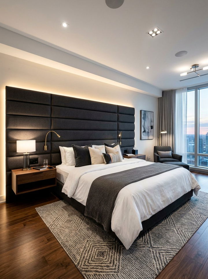 Extra Wide Padded Headboard