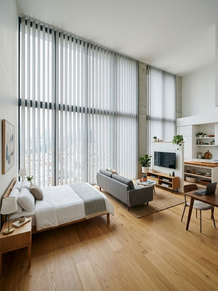 Extra Wide Vertical Blinds - 30 bedroom vertical blinds