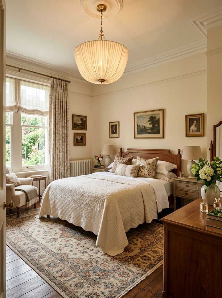 Fabric Chandelier - 30 bedroom chandelier ideas