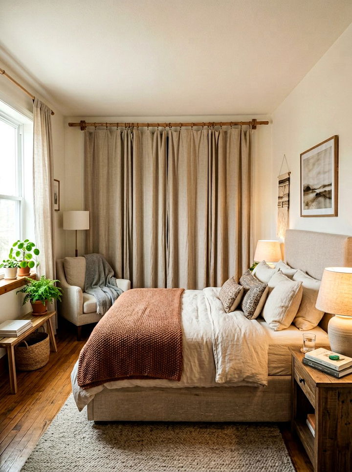 Fabric Curtain Closet Door - 30 bedroom closet doors