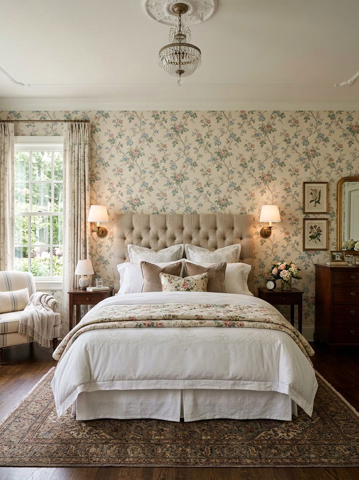 Fabric shade bedroom sconce - 30 bedroom sconces