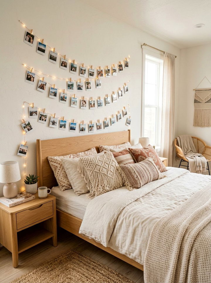 Fairy Light Photo Clips - 30 bedroom photo displays