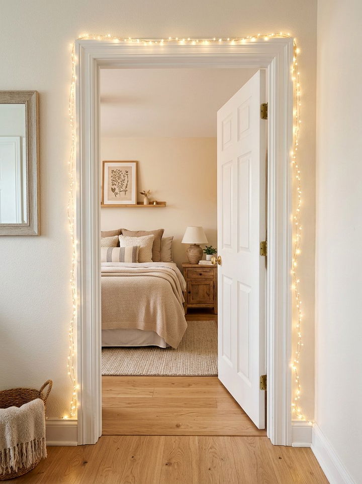 Fairy Lights Around Bedroom Door - 30 bedroom fairy lights ideas