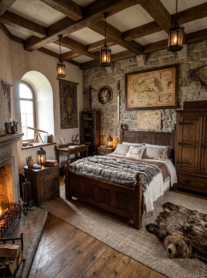 Fantasy bedroom - 30 nerd bedroom ideas