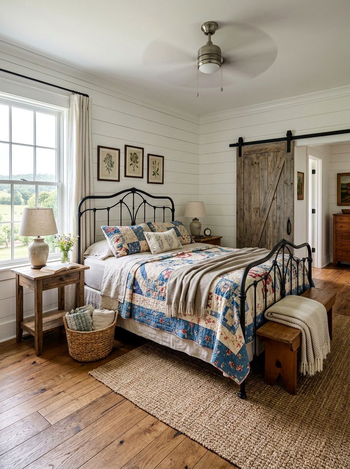 Farmhouse Bedroom - 30 show home bedroom ideas