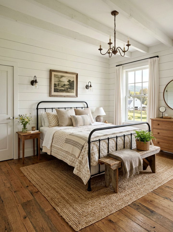 Farmhouse Bedroom - 30 bedroom vision boards