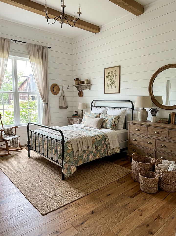 Farmhouse Bedroom - 30 cozy bedroom ideas