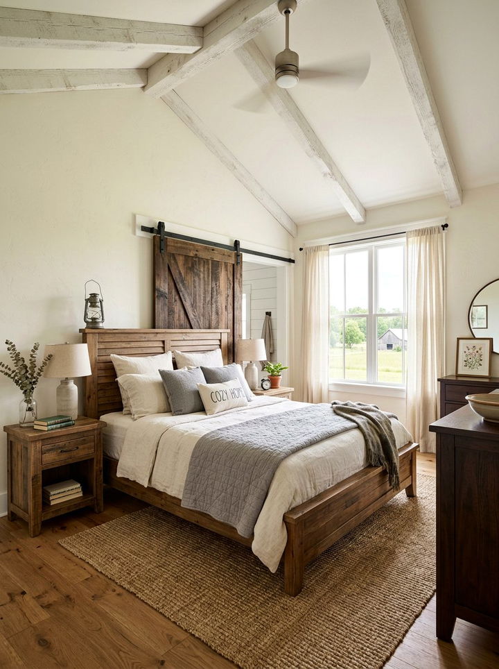 Farmhouse Bedroom - 30 bedroom aesthetic ideas