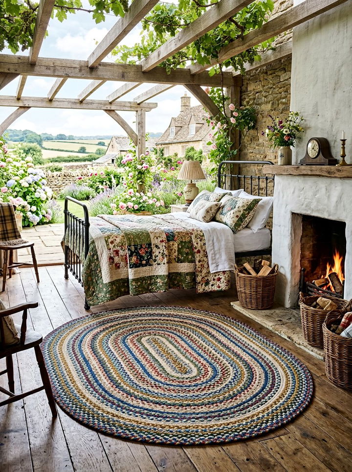 Farmhouse Braided Bedroom - 30 handwoven bedroom ideas