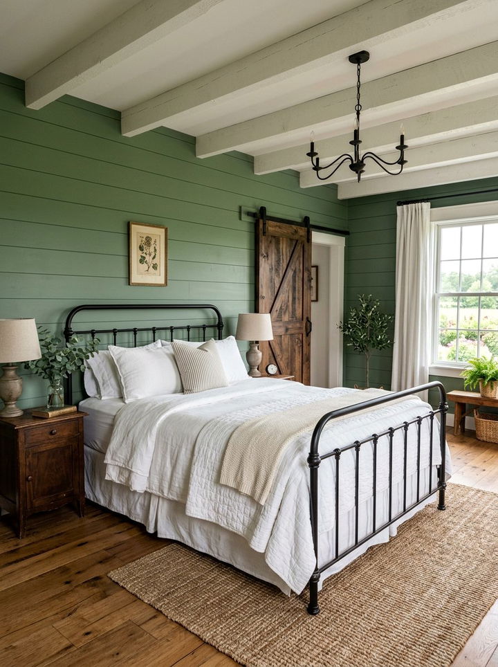 Farmhouse Green Bedroom - 30 fern green bedroom ideas