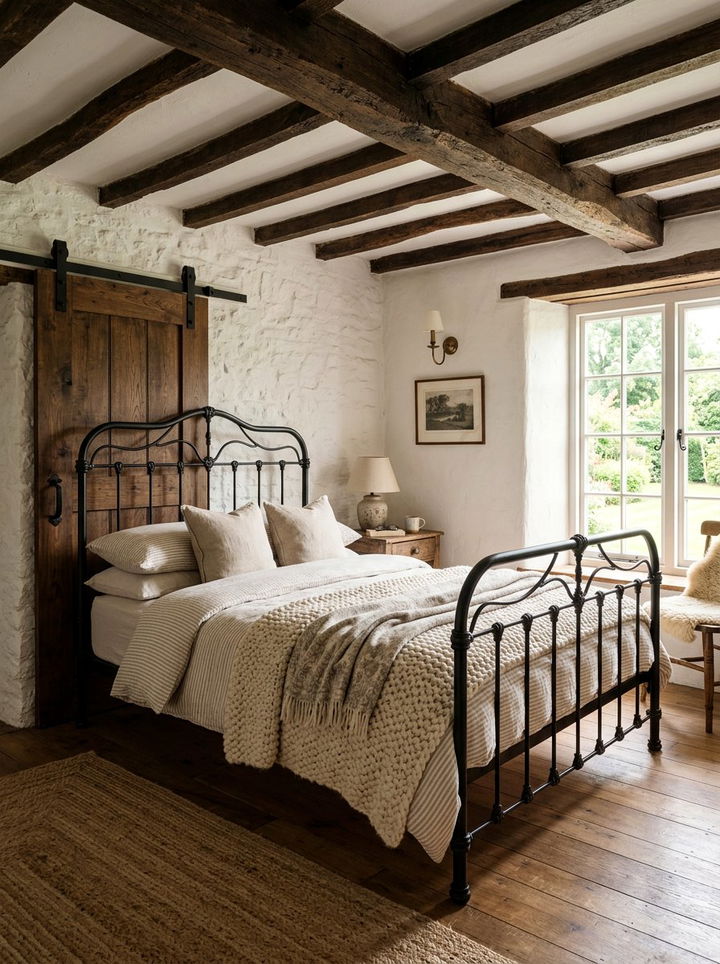 Farmhouse Iron Bed Frame - 30 bedroom iron beds