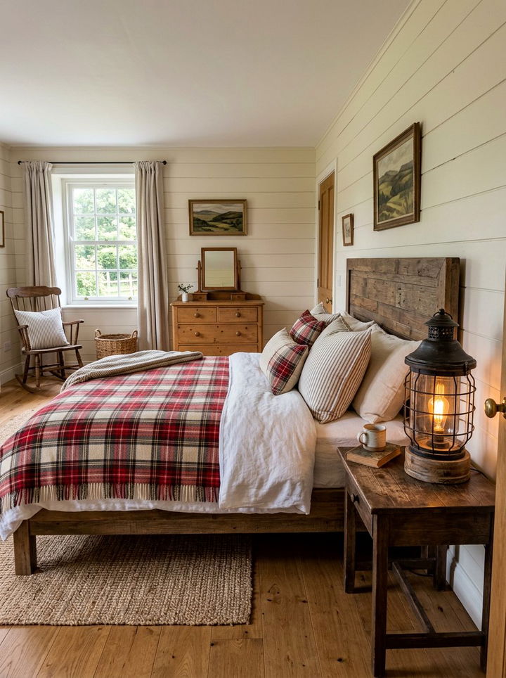 Farmhouse Lantern Style Lamp - 30 bedroom lamp ideas