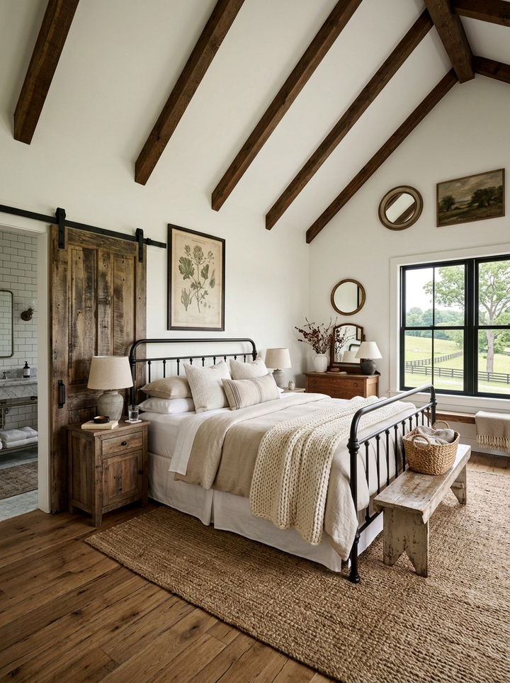 Farmhouse Master Bedroom - 30 large bedroom ideas