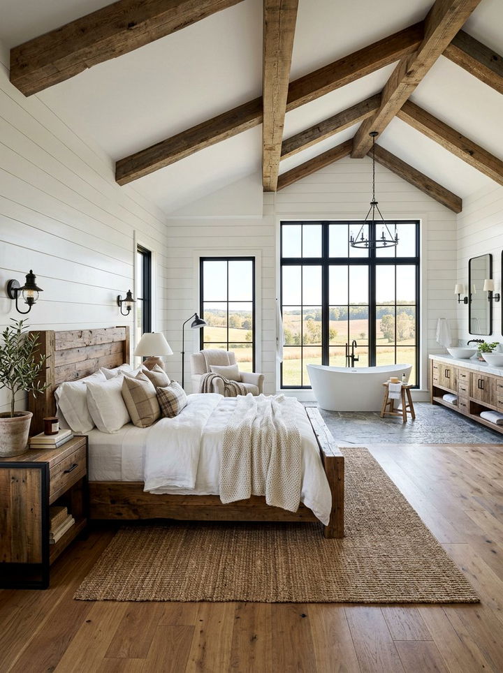 Farmhouse Master Suite - 30 grand bedroom ideas