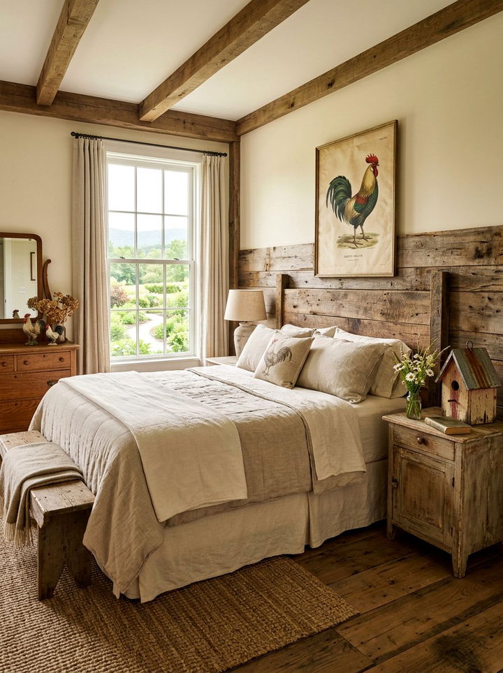 Farmhouse Rooster Decor - 30 bird bedroom ideas