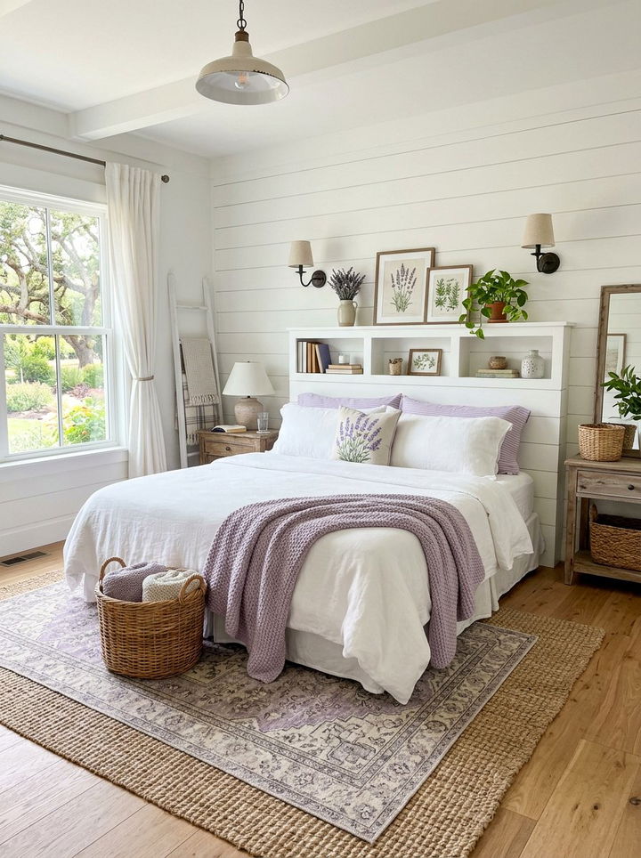 Farmhouse Storage Headboard - 30 bedroom storage headboards