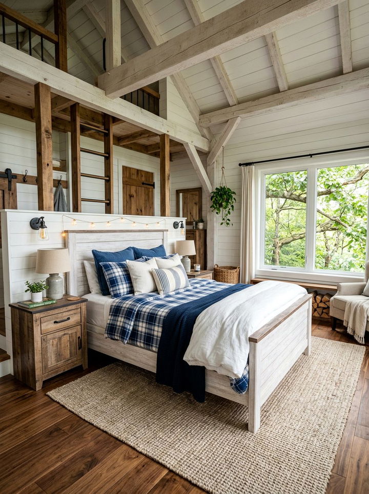 Farmhouse Treehouse Bedroom - 30 treehouse bedroom ideas