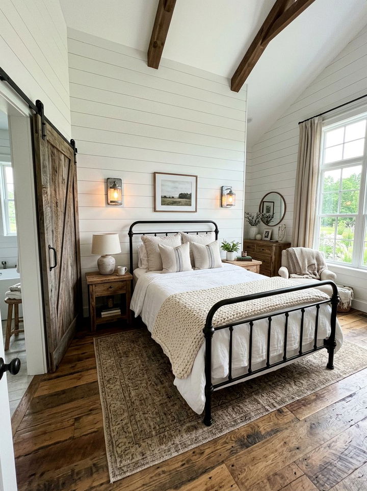 Farmhouse bedroom - 30 historic home bedroom ideas