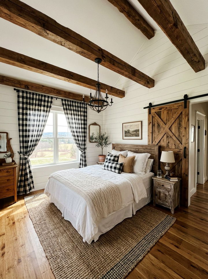 Farmhouse door curtains - 30 bedroom door curtains