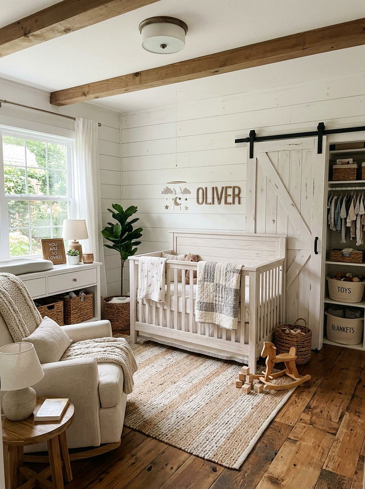 Farmhouse nursery - 30 baby bedroom ideas