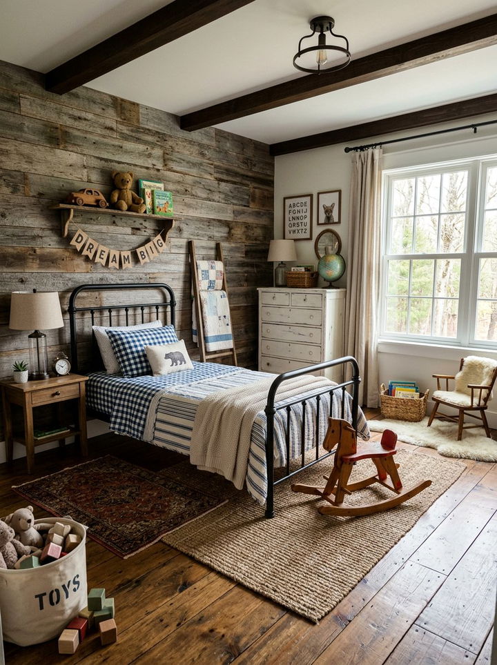 Farmhouse toddler bedroom - 30 toddler bedroom ideas