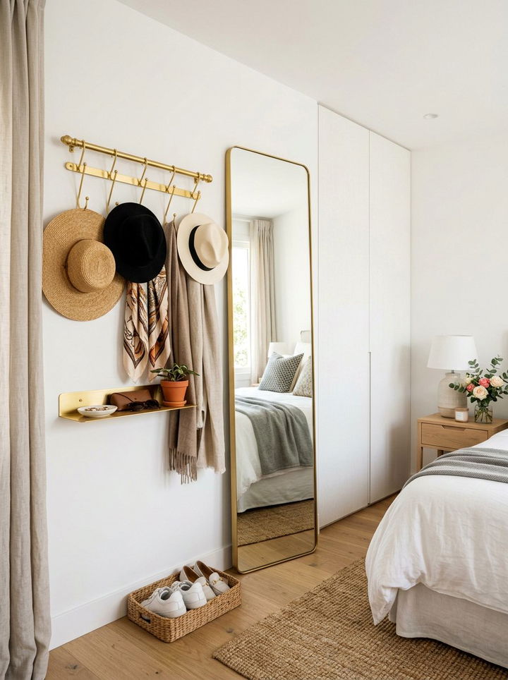 Fashion Accessory Rack - 30 bedroom hobby display ideas