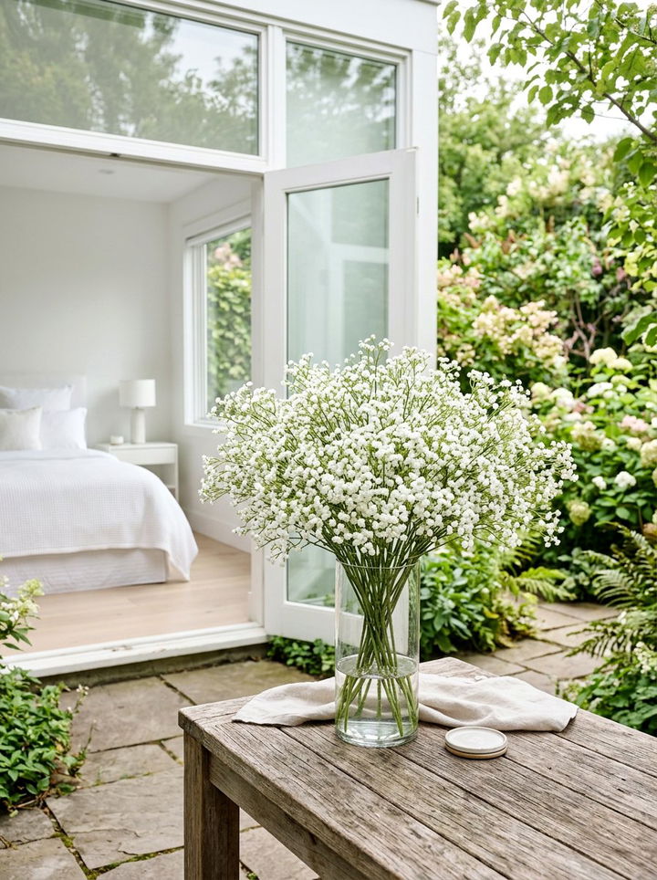 Faux Babys Breath - 30 bedroom faux flowers