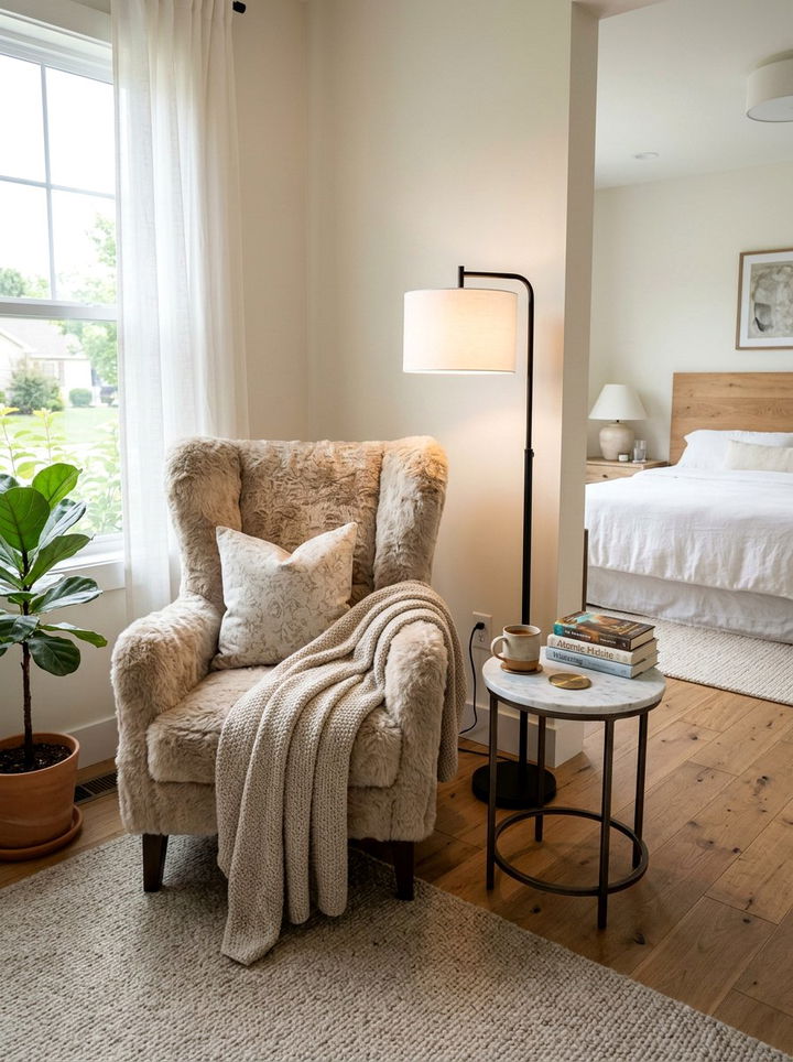 Faux Fur Bedroom Chair - 30 faux fur bedroom ideas