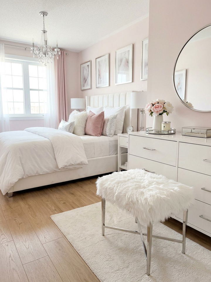 Faux Fur Stool - 30 bedroom stools