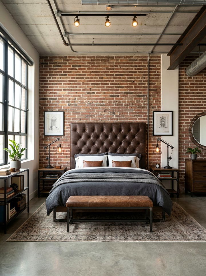 Faux Leather Padded Headboard - 30 bedroom padded headboards