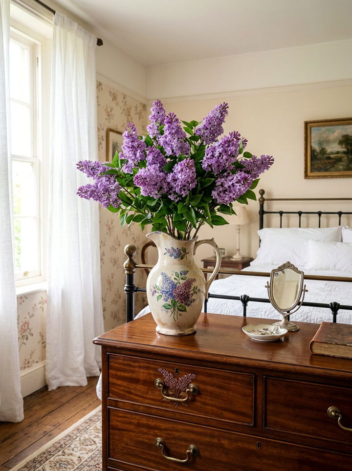 Faux Lilac Bush - 30 bedroom faux flowers