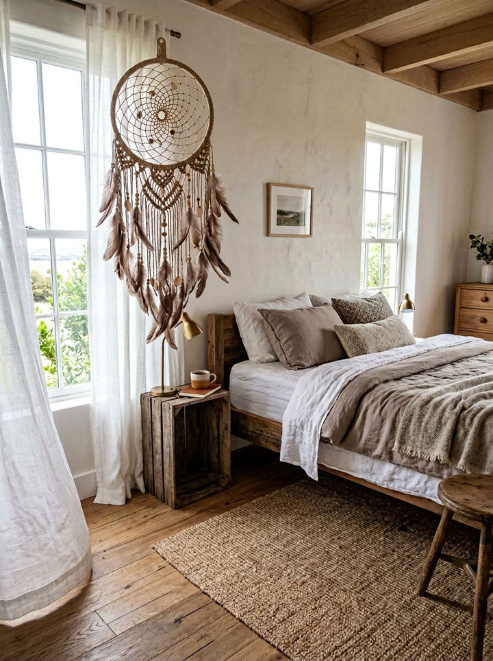 Feather Wall Hanging - 30 bedroom dreamcatchers
