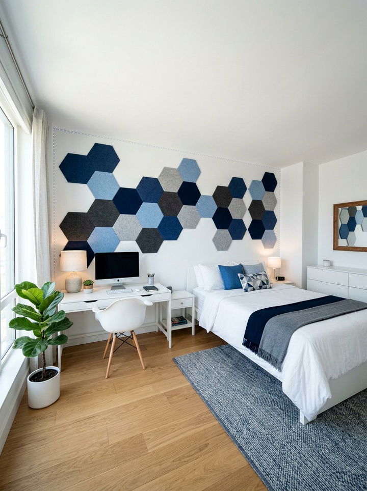 Felt Panels - 30 bedroom soundproofing ideas