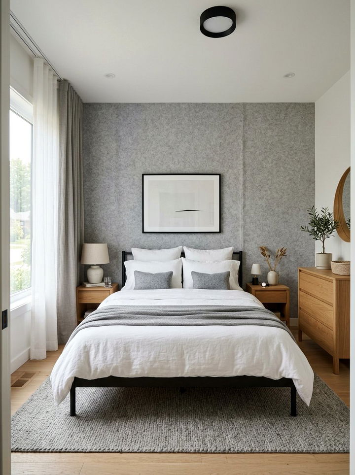 Felt wallpaper - 30 bedroom textured wallpapers