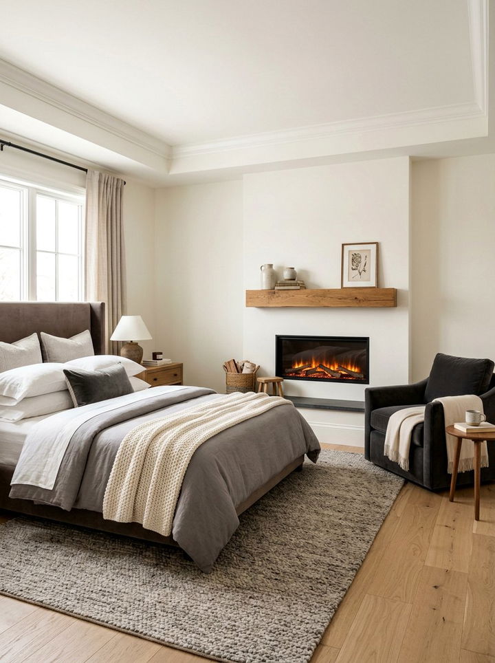 Fireplace In Bedroom - 30 bedroom warm settings
