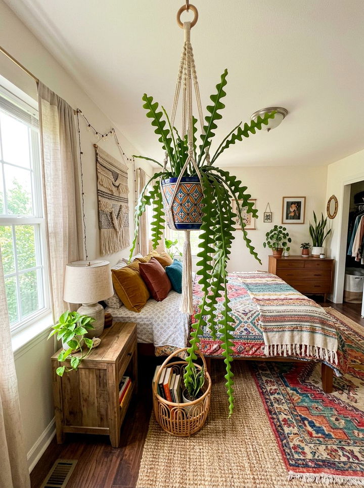 Fishbone Cactus Decor - 30 bedroom hanging plants