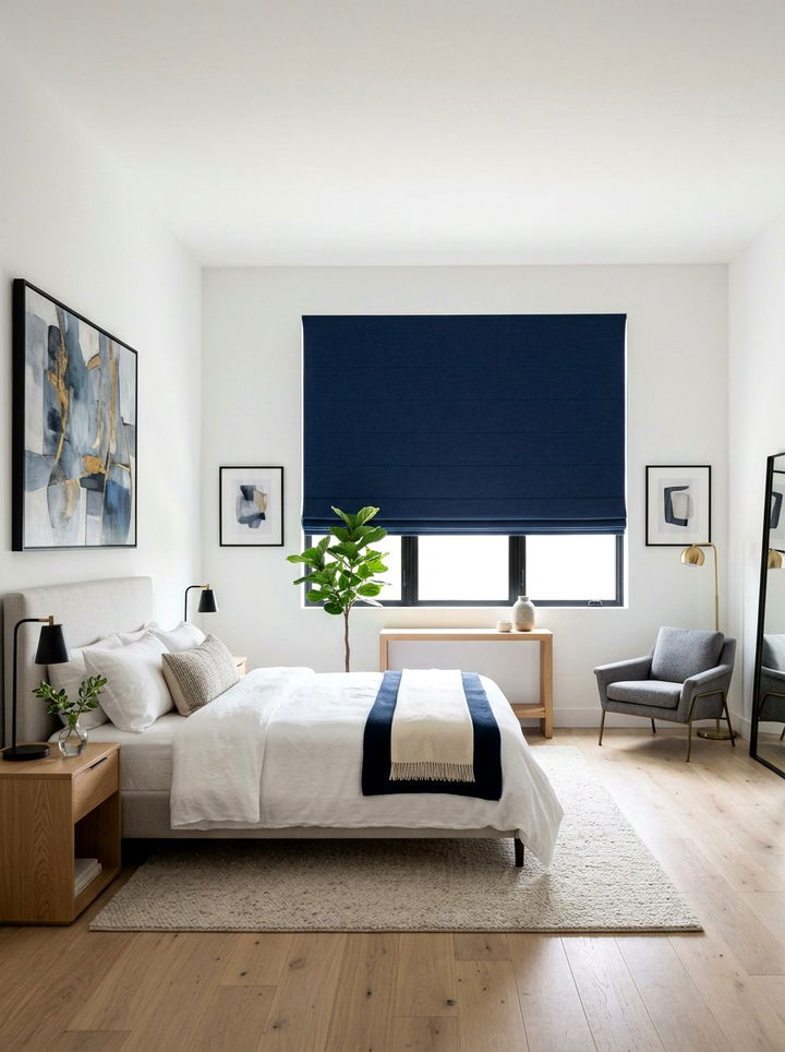 Flat fold roman shades - 30 bedroom window treatments