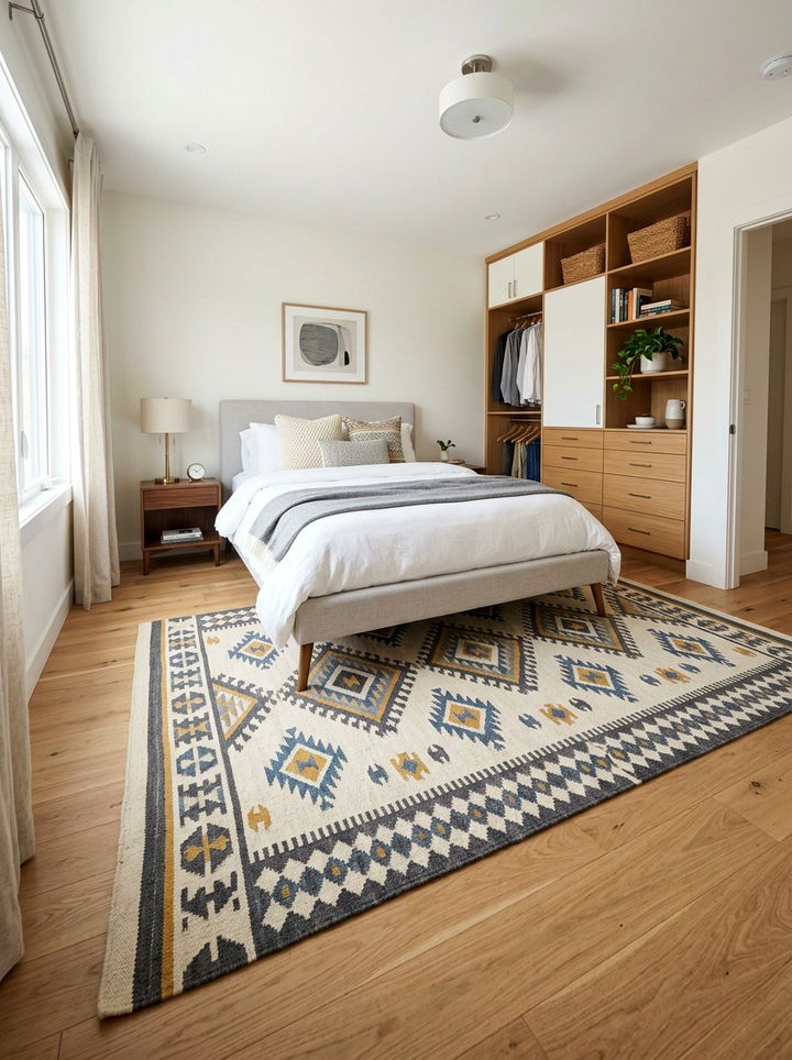 30 Soft Bedroom Wool Rugs for a Cozy and Warm Floor Space