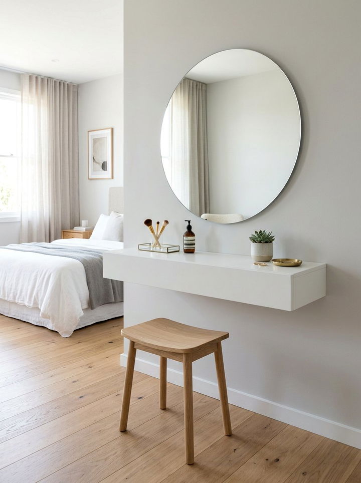 Floating Bedroom Vanity - 30 bedroom modern vanity designs