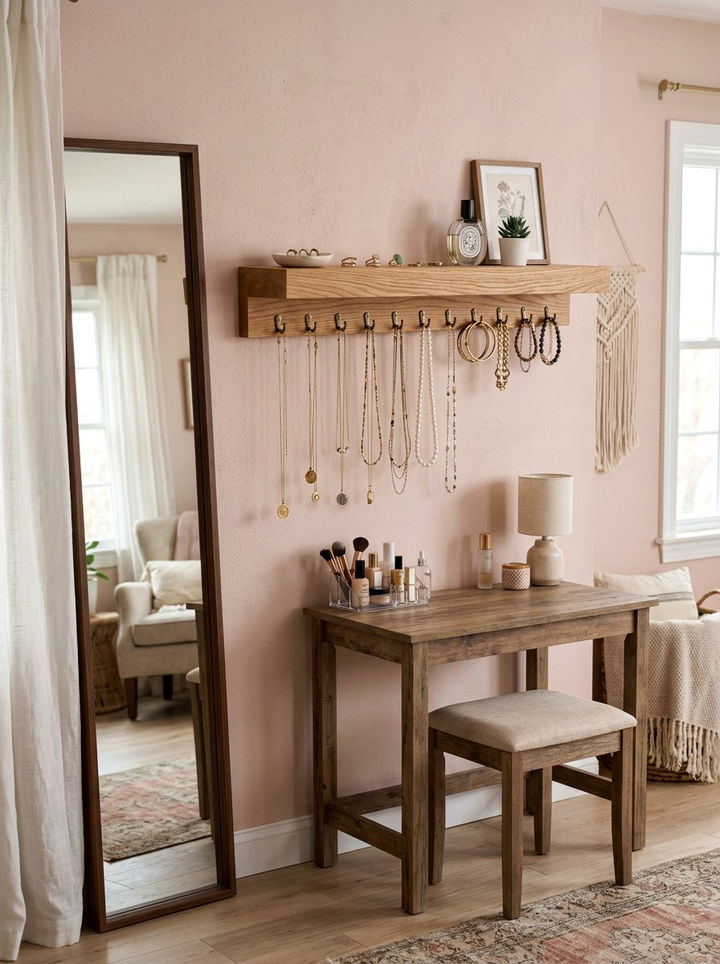 Floating Jewelry Shelf - 30 bedroom floating shelves