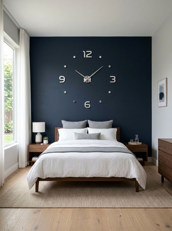 Floating Number Wall Clock - 30 bedroom wall clocks