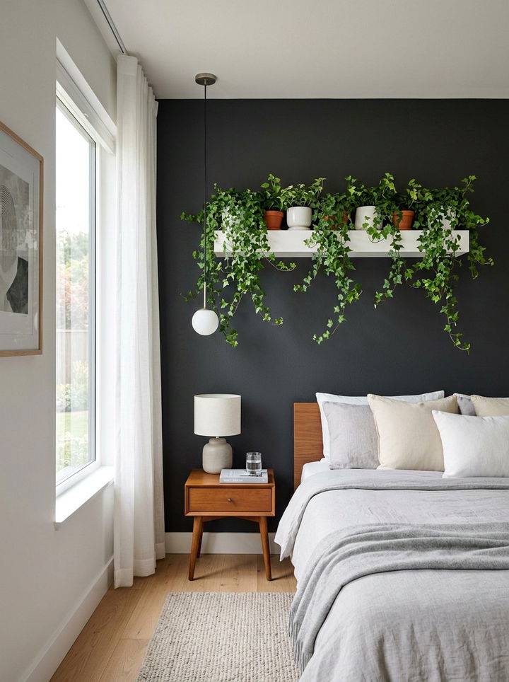 Floating Shelf Planter - 30 bedroom planters