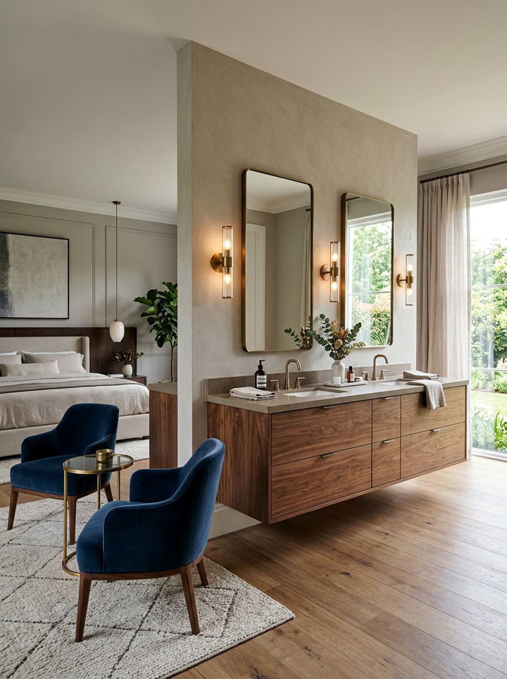 Floating Vanity In Master Bedroom - 30 bedroom floating vanity ideas