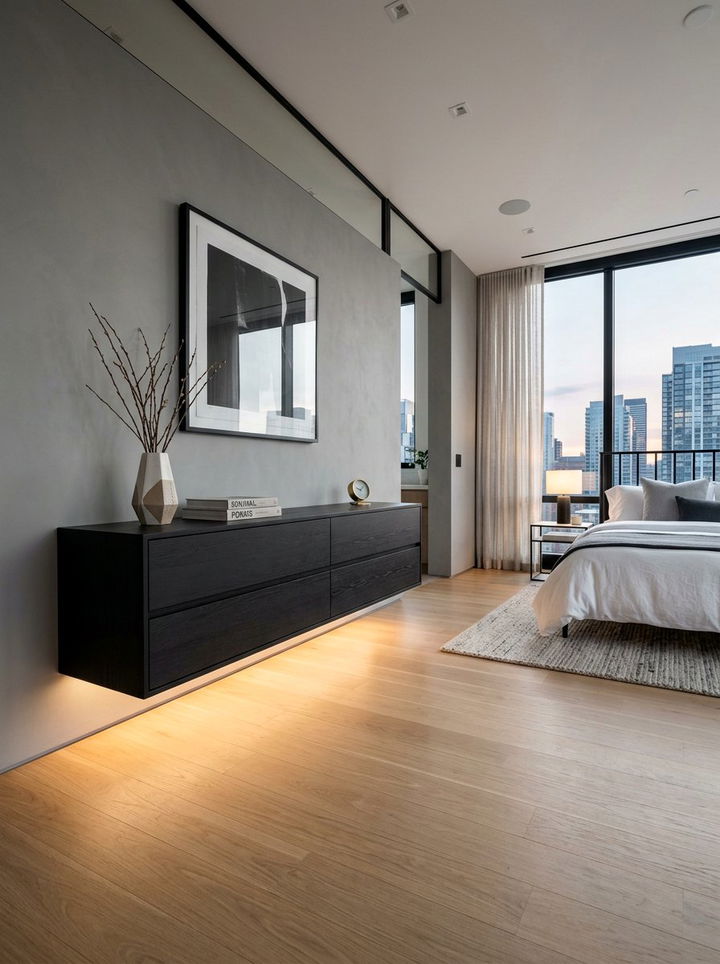 Floating Wide Dresser - 30 bedroom wide dressers