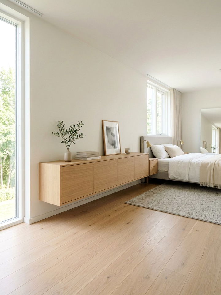 Floating bedroom cabinets - 30 bedroom built-in cabinets