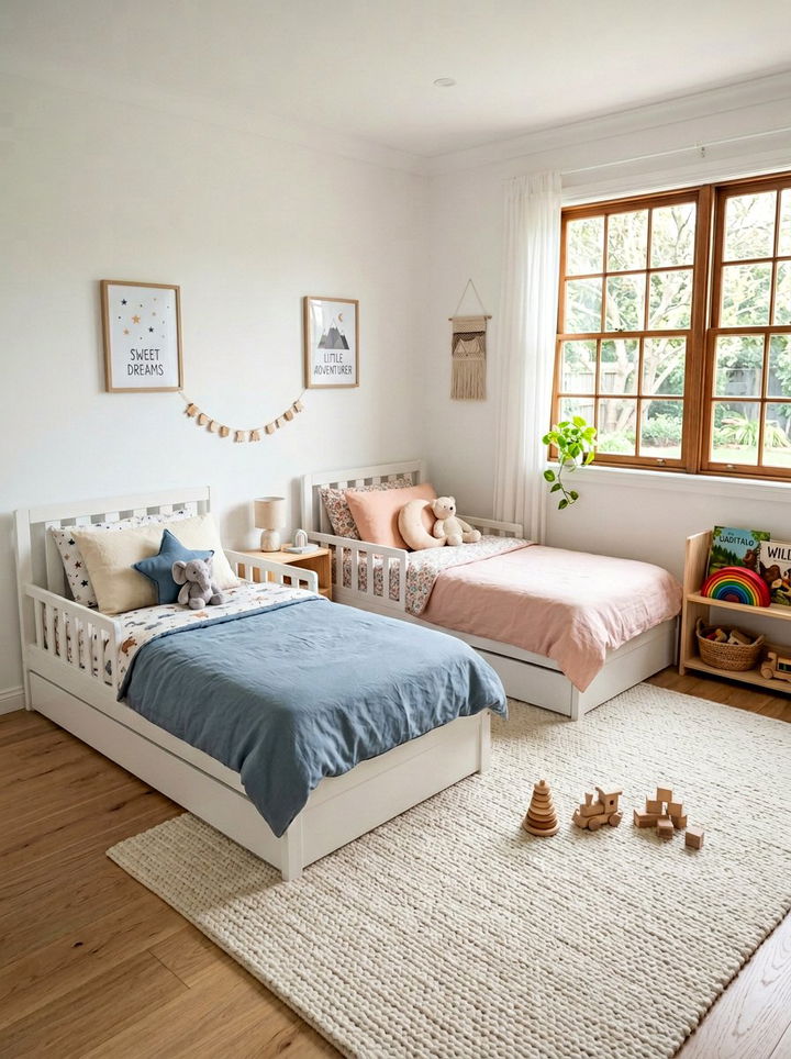 Floor Beds For Toddlers - 30 shared bedroom ideas