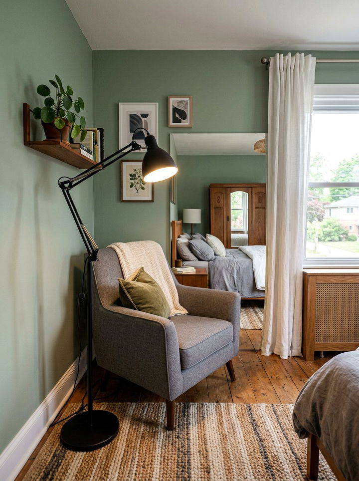 Floor Lamp - 30 low cost bedroom ideas